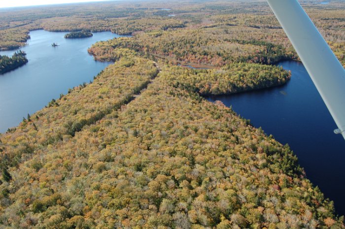 Immobilien Kanada Flug Four Island Lake Oktober 2013 (9)